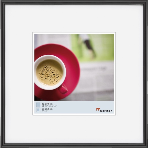[297372] Walther Galeria            30x30 Resin black KB330H