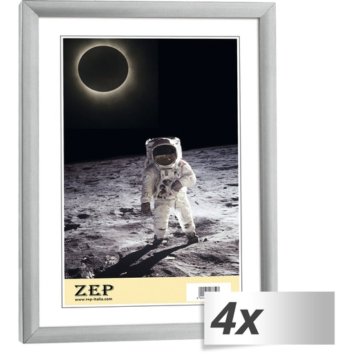 [316192] 4x1 ZEP New Easy silver 10x15 Resin Frame KL1