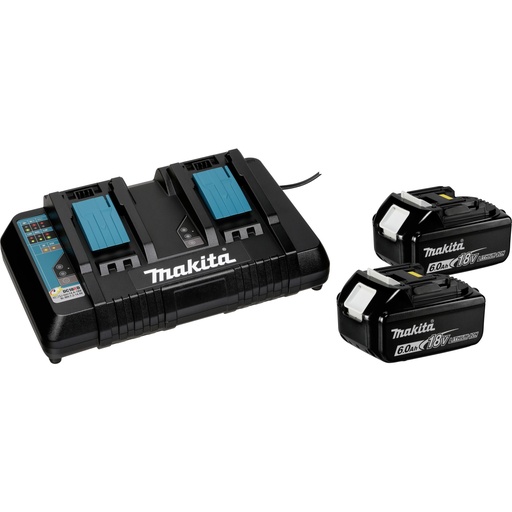 [805947] Makita 199484-8 Power Source Kit Li 18V 2x6Ah
