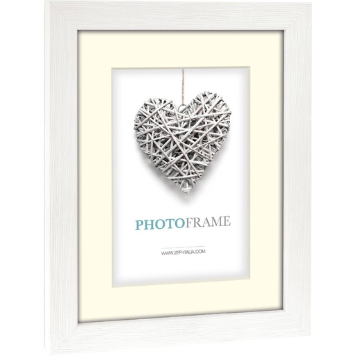 [378051] ZEP Regent 4 Passepartout  13x18 Wood Frame white V32574