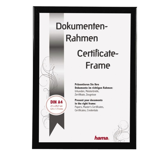 [384743] Hama Madrid black 21x29,7 66692