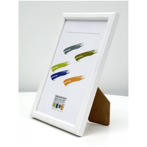 [415515] Deknudt S236K1             13x18 Wooden Frame in white