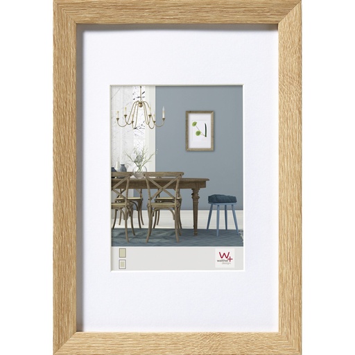 [463661] Walther Fiorito light oak 15x20 Wood incl. Passepartout EF520E