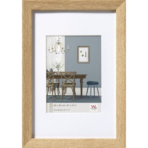 [463668] Walther Fiorito light oak 20x30 Wood incl. Passepartout EF030E