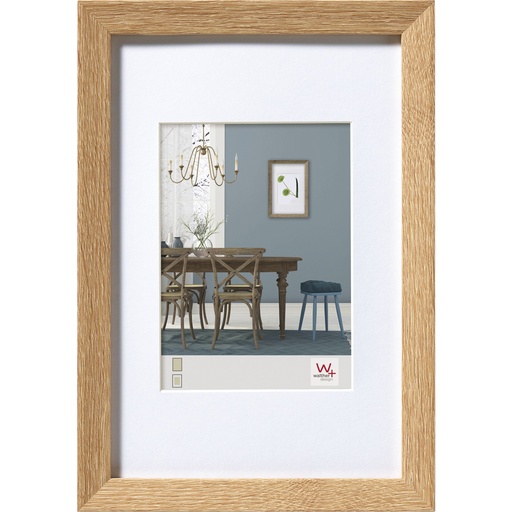 [619551] Walther Fiorito light oak 30x45 Wood incl. Passepartout EF045E