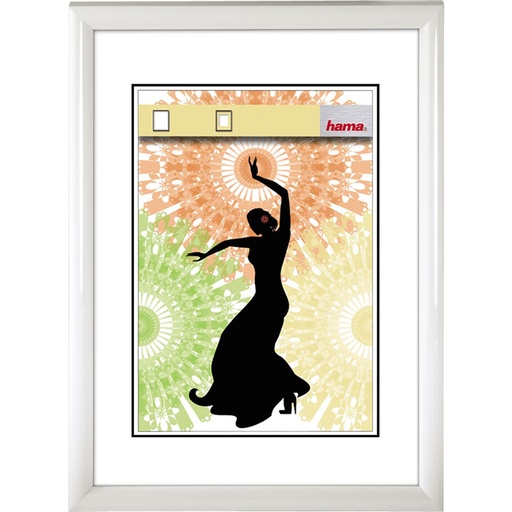 [665140] Hama Madrid white          15x20 Plastic Frame              31766