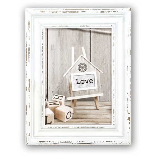 [733077] ZEP Rivoli white 10x15 Wood Frame SY946W