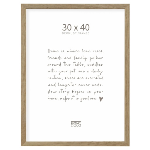 [774510] Deknudt S47CJ1             30x40 Frame solid oak