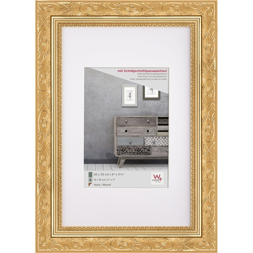 [856326] Walther Barock             20x30 Wood gold CR030G