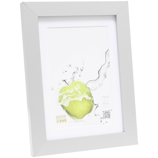 [877338] Deknudt S66KD1 P1          13x18 Wood silver w. Passepartout