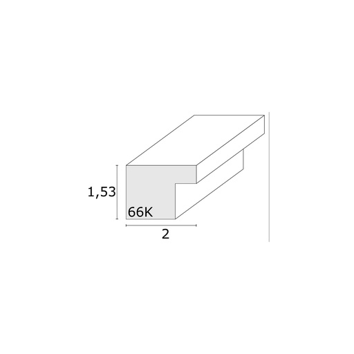 [877345] Deknudt S66KD1 P1          18x24 Wood silver w. Passepartout