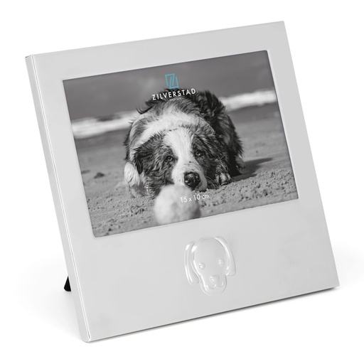 [139017] Zilverstad Hund            15x10 Metall Portrait          6916231