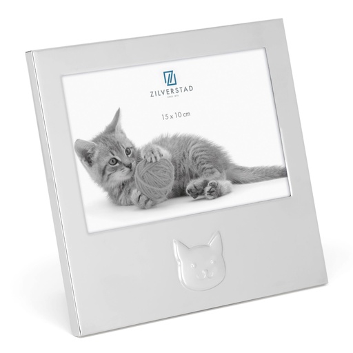 [139031] Zilverstad Katze           15x10 Metall Portrait          6917231
