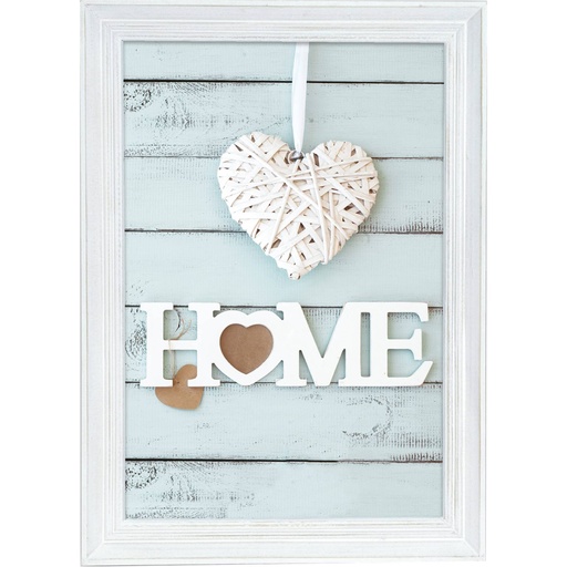 [378135] ZEP Vintage white          18x24 Wood T15418