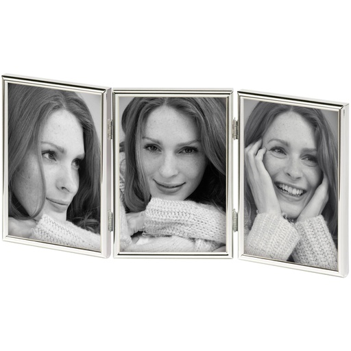 [681303] Walther Chloe silver     3x10x15 Portrait Triple Frame WD315S