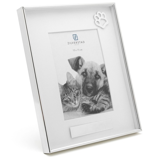 [856669] Zilverstad Photo Frame with Paw 10x15 Metal Portrait 7553231