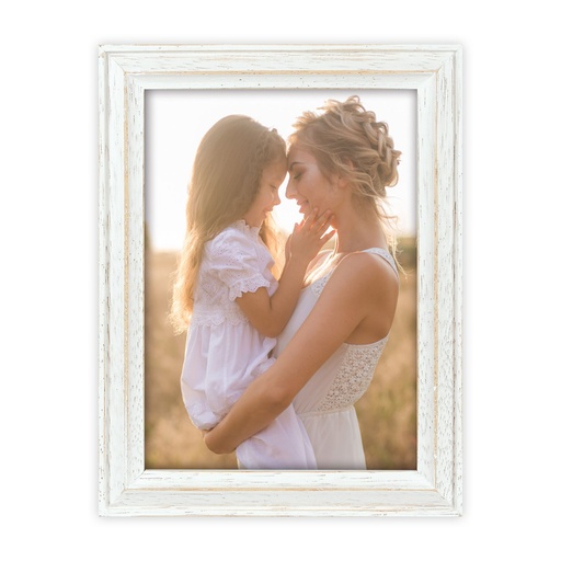 [882604] ZEP Rosel White            15x20 Holz Portrait             AC268W