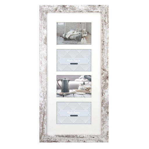 [410447] ZEP Nelson 6             4x10x15 Wood Frame 4Q white/brown V24106