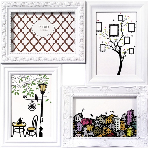 [416936] ZEP Cordoba Gallery 4x10x15 Resin white HT0446