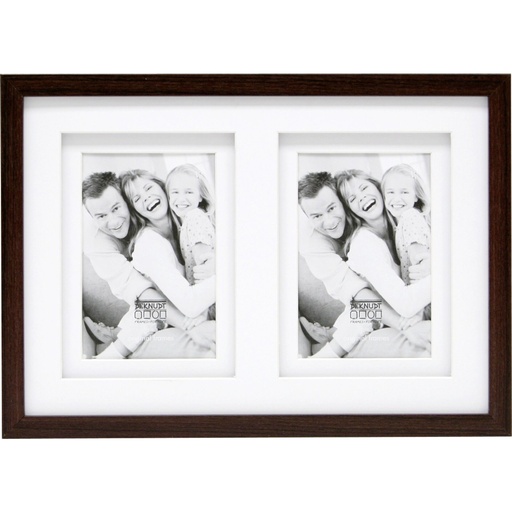 [479311] Deknudt S65KQ2           2x15x20 Wood Gallery brown Passepartout