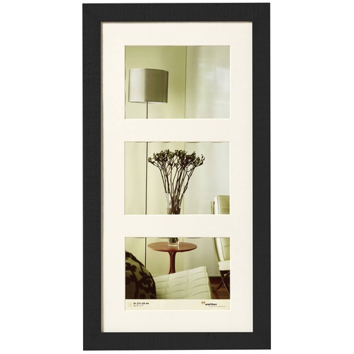 [733530] Walther Home             3x13x18 Wood black HO338B