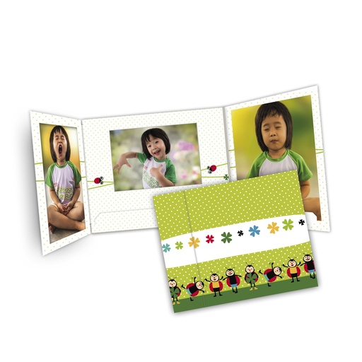 [117658] 1x25 Daiber  Ladybug   13x18 Children Portrait folders 13308