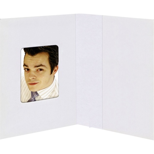[207501] 1x100 Daiber Folders white matt 38x58 mm