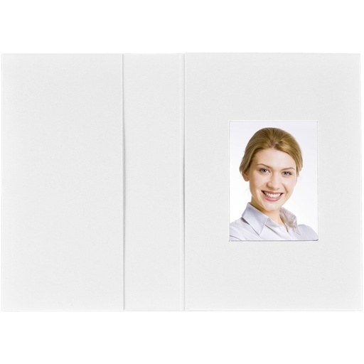 [810164] 1x100 Daiber Folders white matt 31x42 mm
