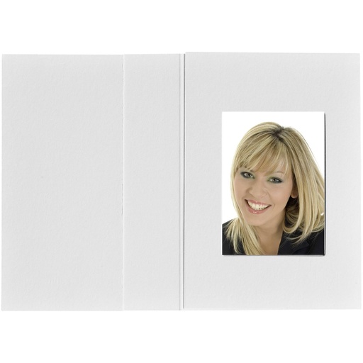 [810171] 1x100 Daiber Folders white matt 36x50 mm