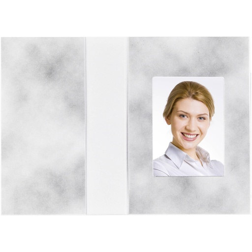 [810185] 1x100 Daiber portfolio  cloud design, grey, 36x50 mm