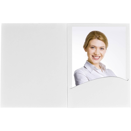 [810346] 1x100 Daiber Portrait folders Profi-Line  10x15 white matte