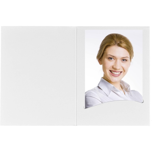 [810430] 1x100 Daiber Folders  white Profi-Line  up to 7x10 cm