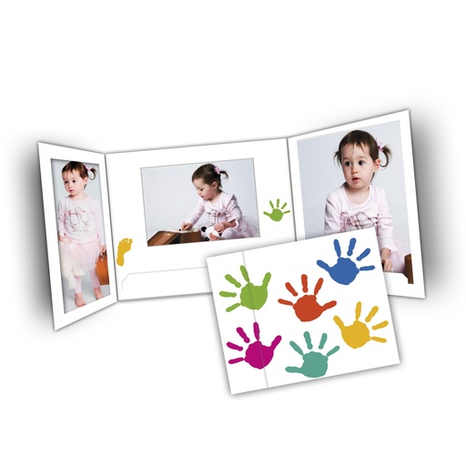 [815981] 1x25 Daiber  Hands         13x18 Portrait folders for children