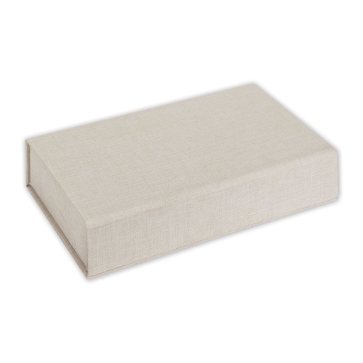 [153990] ZEP Box USB Lodi D     23x12,5x5 Leinen Box für Fotos/USB  BY546D