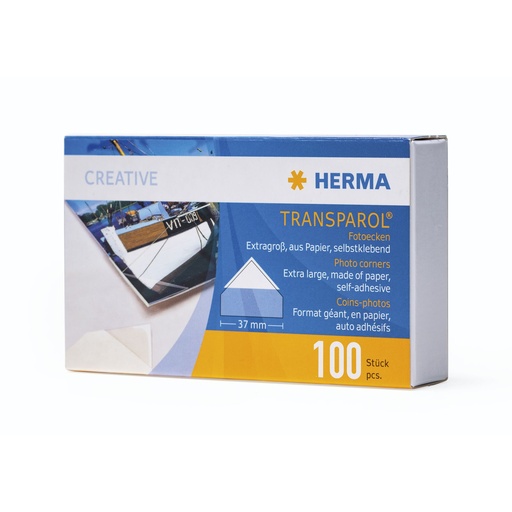 [346206] Herma Transparol Photo Corners XXL  100 pcs               1302