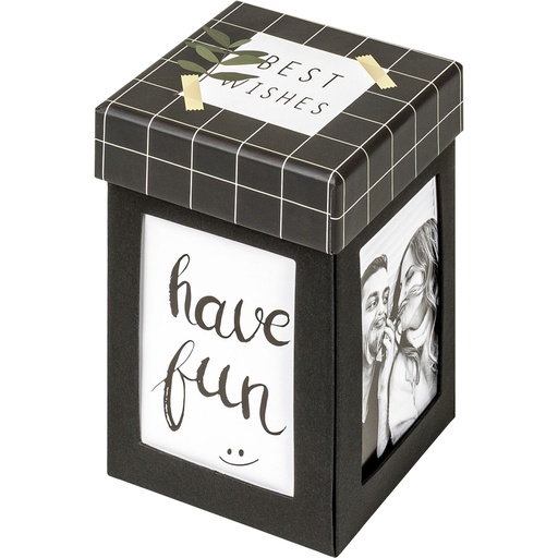 [597690] Walther Photo Gift Box  Surprise 8,5x8,5x13,5 black FB280B