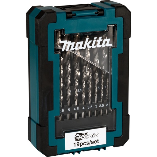 [169012] Makita D-78352 Metallbohrer-Set HSS-GS 19-tlg.