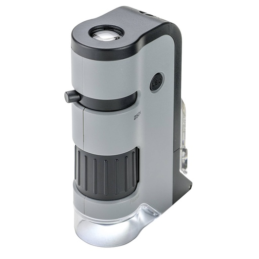 [550601] Carson MicroFlip 100x - 250x LED Pocket Microscope