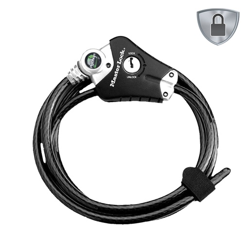 [675726] Master Lock Python adjustable Locking Cable 10mm 8428EURDPRO