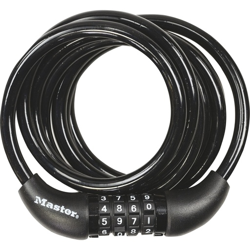 [675747] Master Lock Coiled Cord 180cm 8221EURDPRO