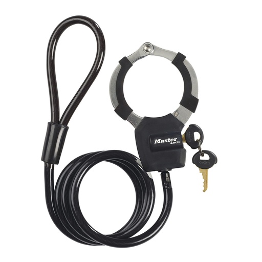 [675754] Master Lock Keyed Cable Street Cuff Lock   8275EURDPROBLK