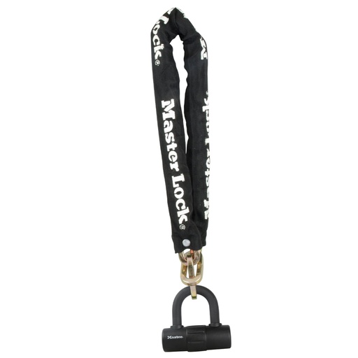 [675768] Master Lock Steel Chain with keyed Mini U-Lock 8234EURDPRO