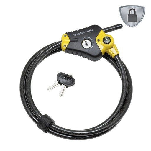 [675922] Master Lock adjustable Phyton Cable Lock      10mm 8420EURD
