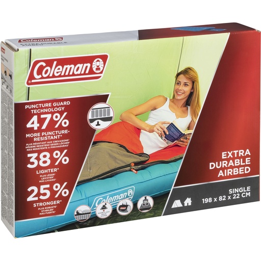 [764633] Coleman Extra Durable Airbed Single