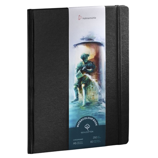 [801264] Hahnemühle Watercolour Book A 5 Portrait 100% Cotton 60 p. 250g