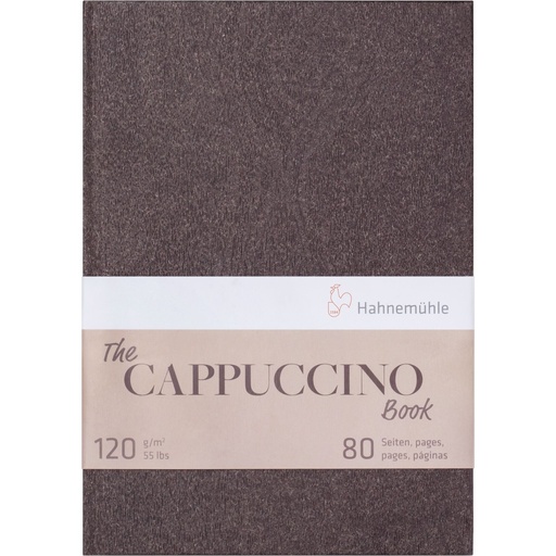 [801614] Hahnemühle The Cappuccino Book A 4 Sketchbook  80 Pages  120 g