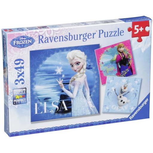 [204157] Ravensburger Elsa, Anna & Olaf 3 X 49 pcs Puzzle  Disney Frozen