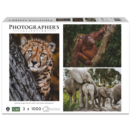 [823349] Ambassador Wildlife Families 3x 1000 Pieces (Donal Boyd)