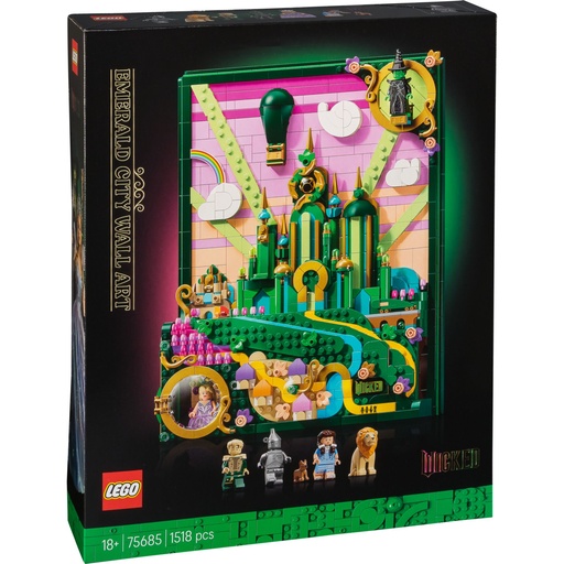 [213350] LEGO Wicked 75685 Emerald City Wall Art