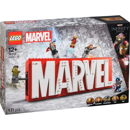 [213560] LEGO Marvel Super Heroes 76313 MARVEL Logo & Minifigures